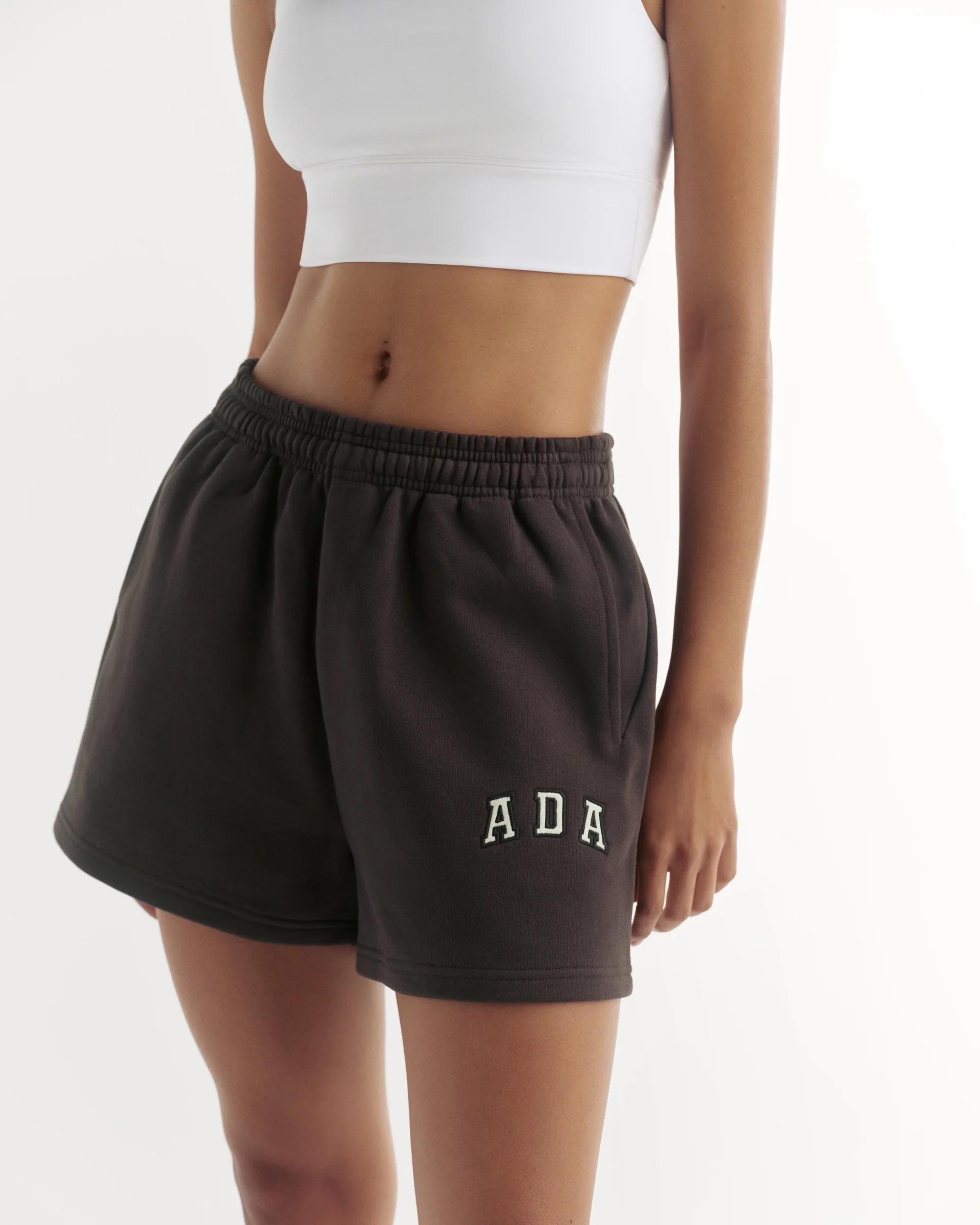 ADA Sweat Shorts - Coffee Bean - Image 3