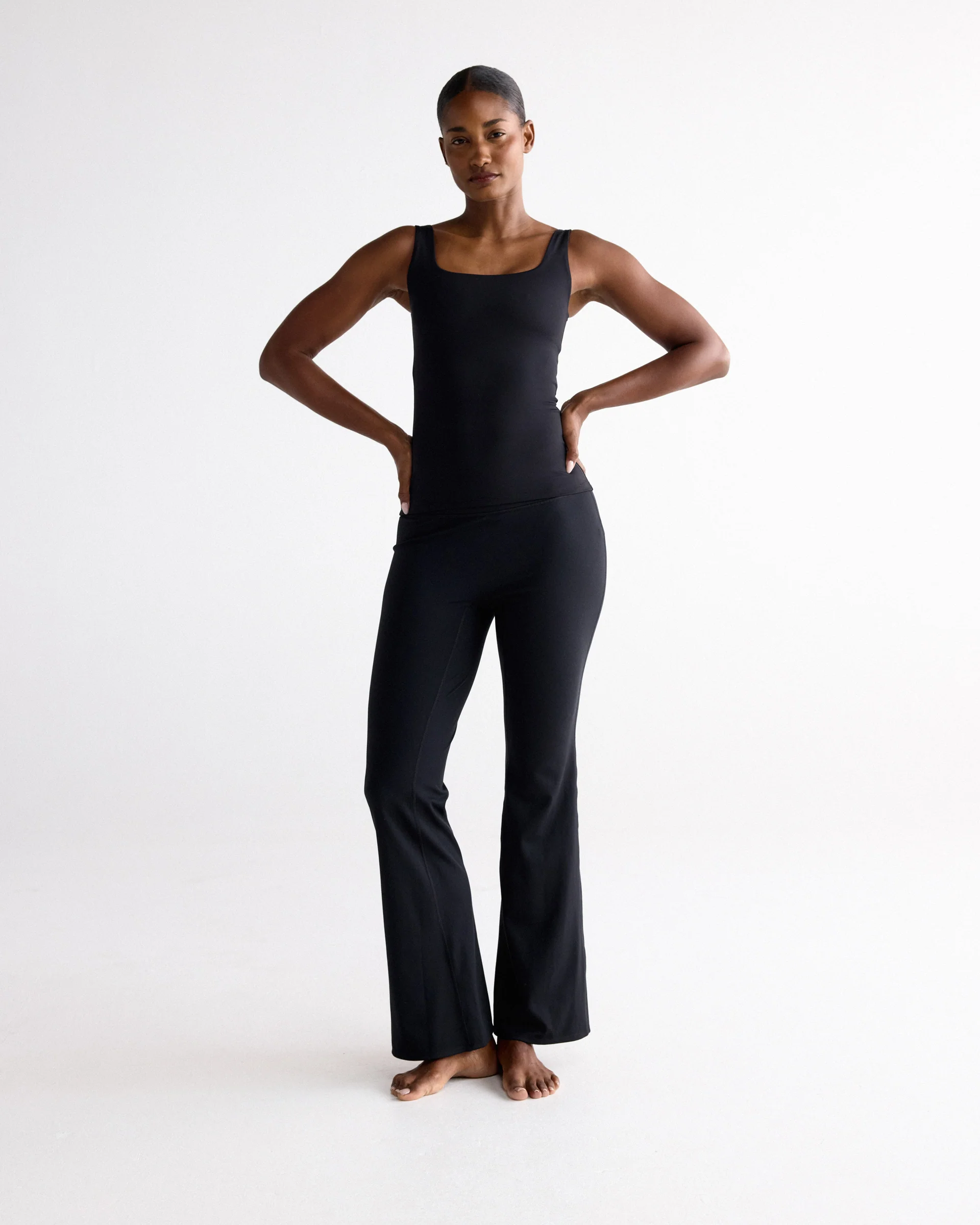 Flared Yoga Pant - Black