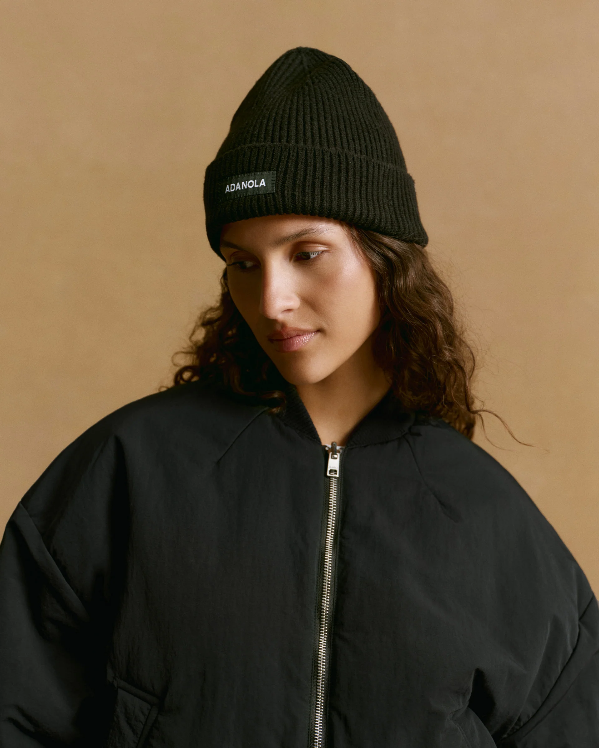 Knit Beanie - Black