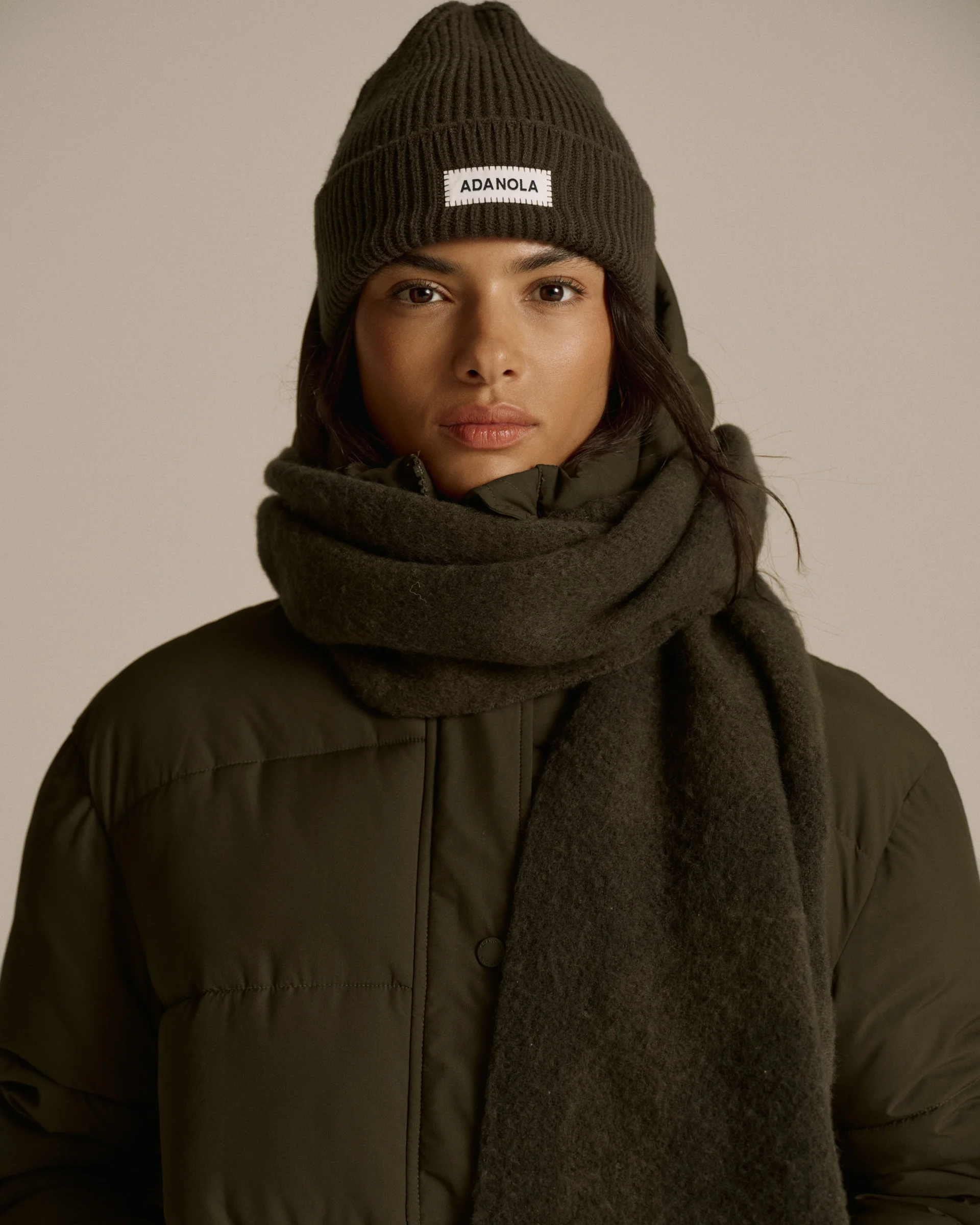 Knit Beanie - Fern Green