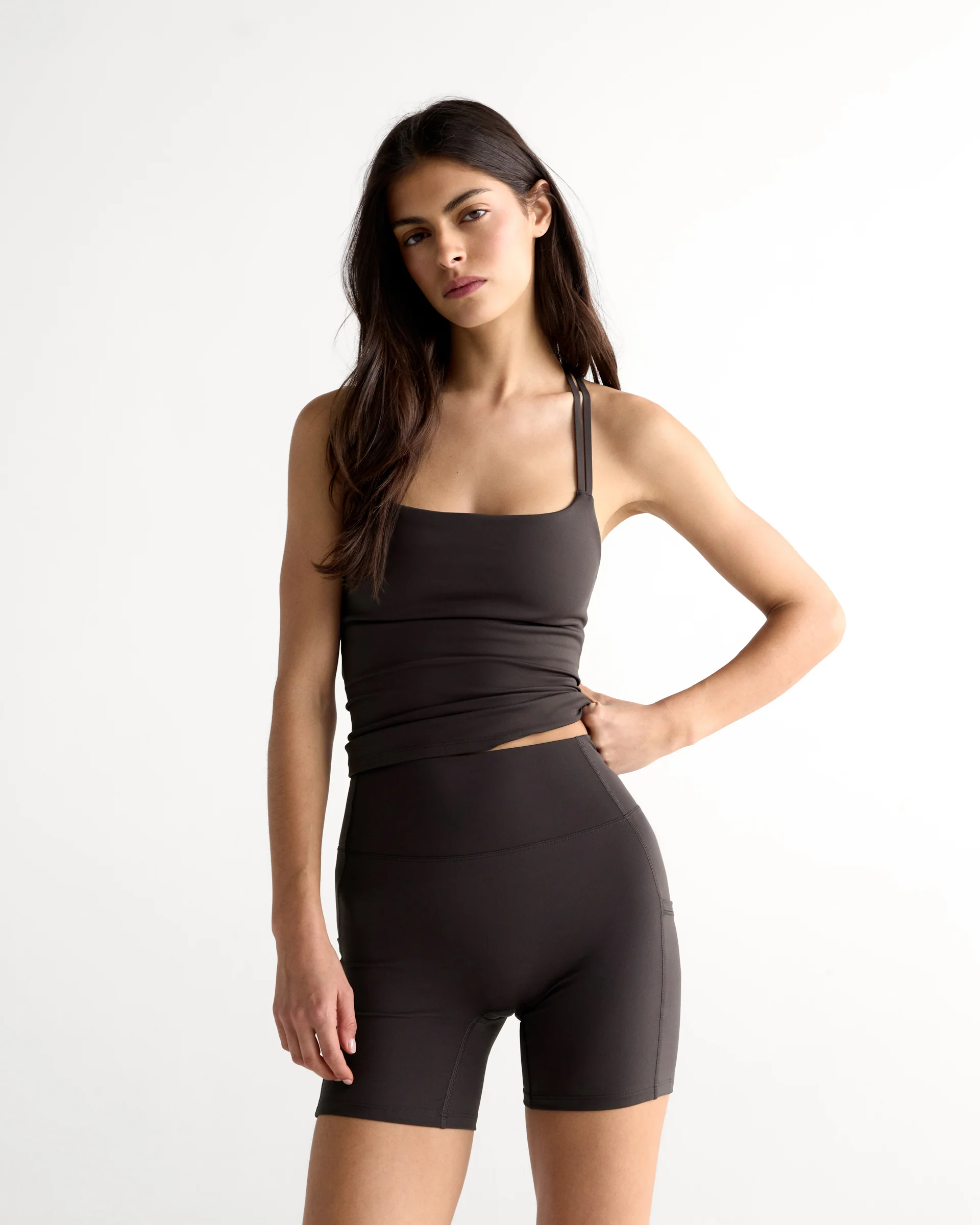 Ultimate Cross Back Top - Coffee Bean - Image 4