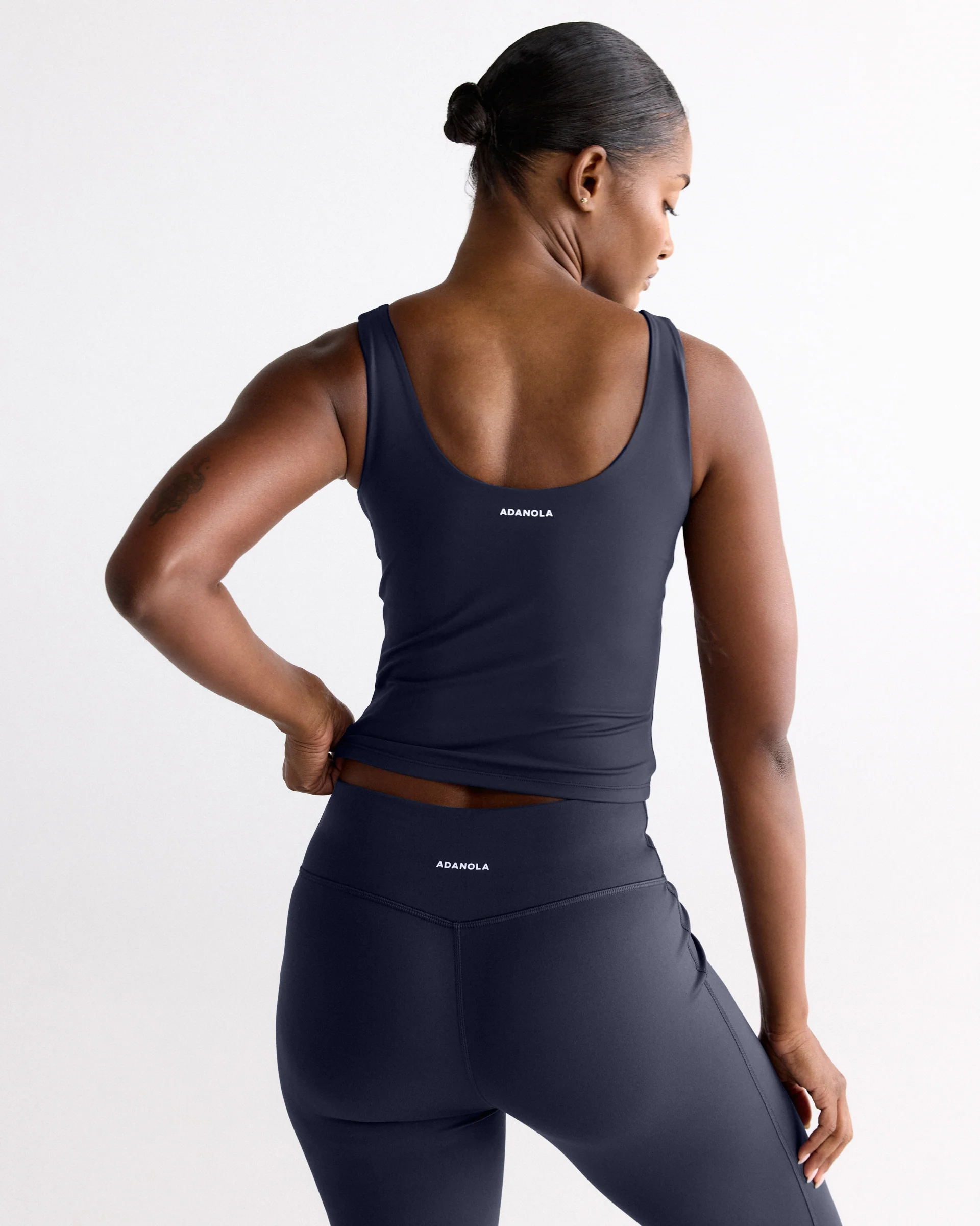Ultimate Scoop Back Tank - Midnight Blue - Image 2