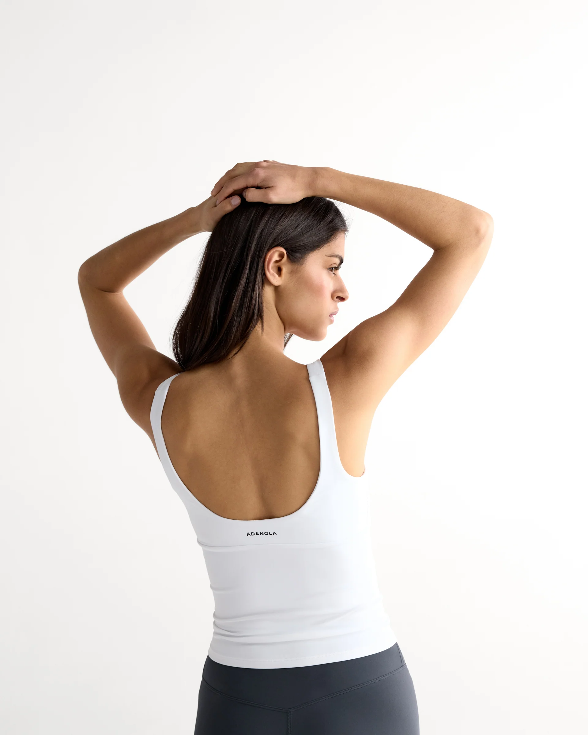 Ultimate V-Neck Top - White - Image 3