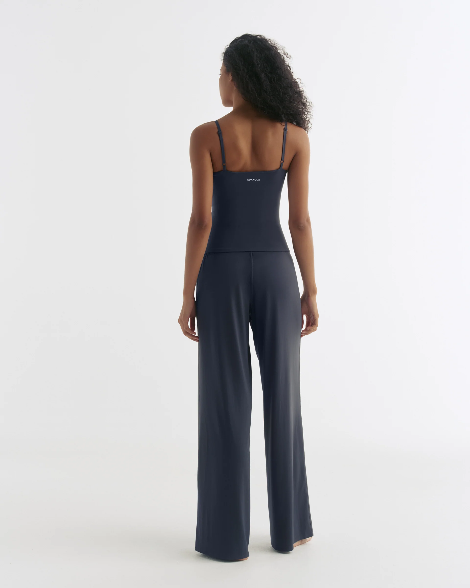 Wide Leg Yoga Pant - Midnight Blue - Image 3